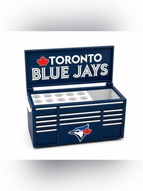 Toronto Blue Jays Mini Toolbox Pen And Trinket Holder Desk Top Organizer